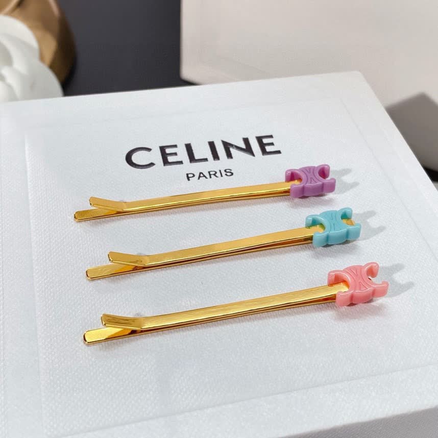 Celine Colorful Hair Clips Set